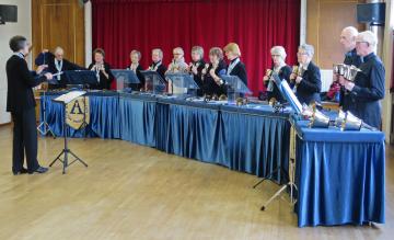 Rehearsal at Denstone Village Hall